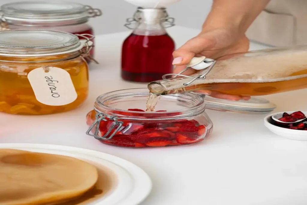 homemade jam making process