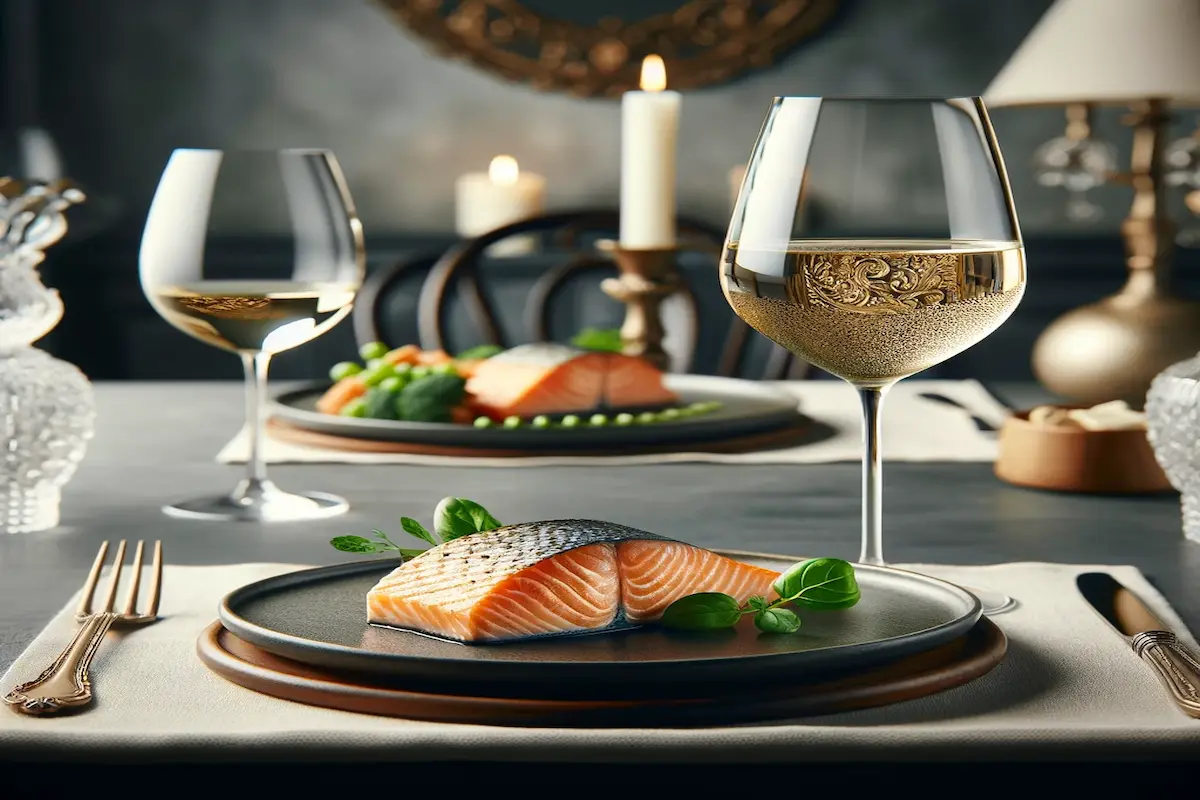 Perfect wine pairing for salmon