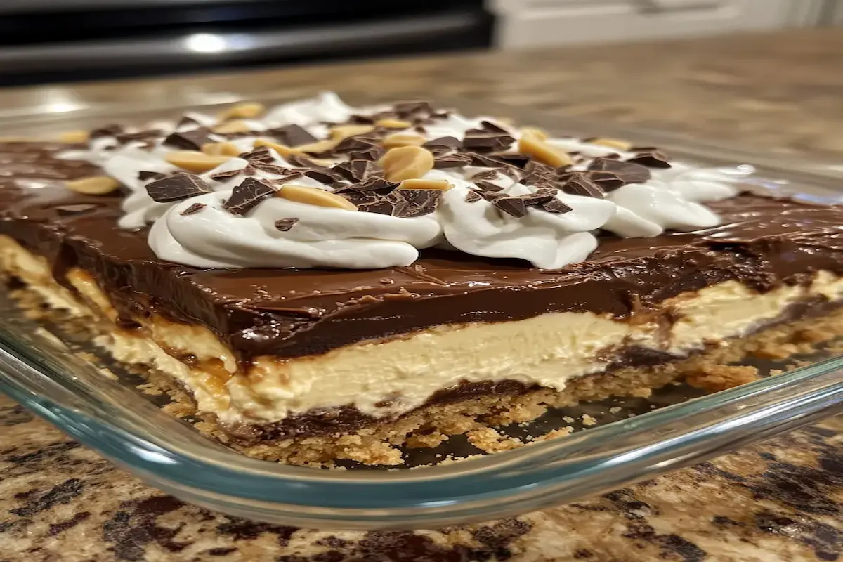 mbk90. Peanut Butter Chocolate Lasagna. Log amateur photo fro 63ad84cd 8d47 4bb1 9297 0b92be72b089 3 1 Peanut Butter Chocolate Lasagna.
